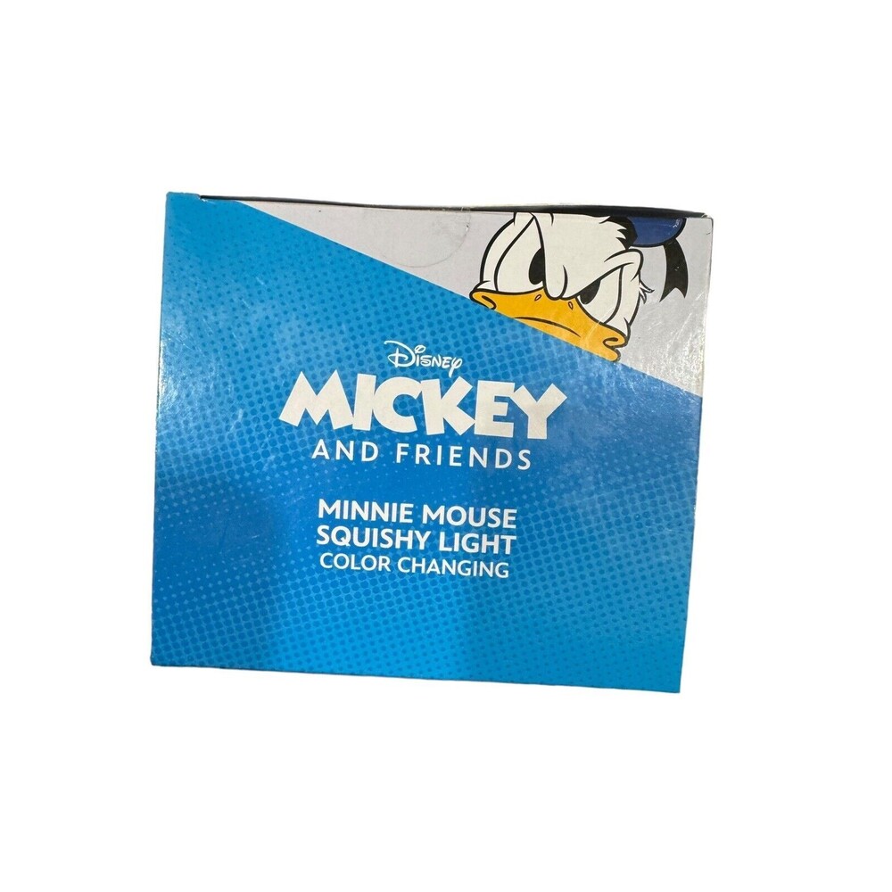 NEW! Disney Mickey & Friends Minnie Mouse Squishy Light Color Changing 13 Colors - Picture 5 of 7